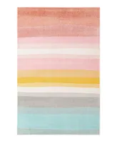 Bayshore Home Campy Kids Pastel Abstract Rainbow 5'3" x 8' Area Rug