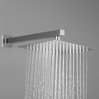 10 Inch Shower Head Bathroom Luxury Rain Mixer Shower Complete Combo Set Wall Mounted