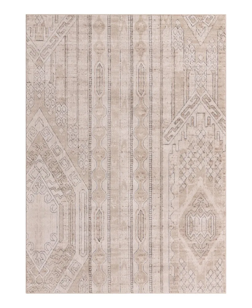 Bayshore Home Wheeler Wlr-04 7'1" x 10' Area Rug