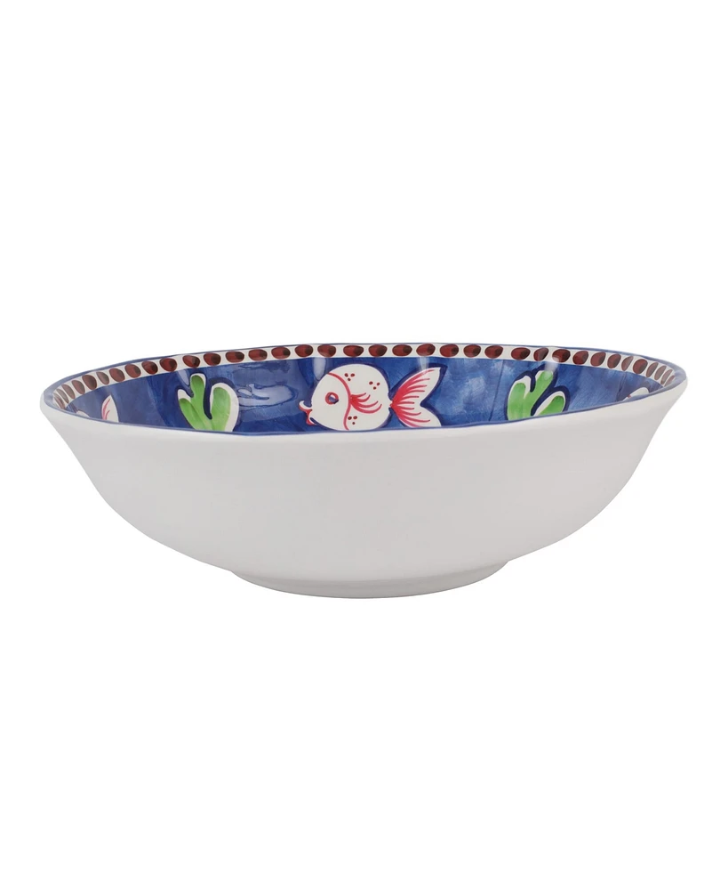 Vietri Melamine Campagna Pesce Large Serving Bowl