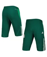 Men's adidas Green Mexico National Team Training Aeroready Half Pants