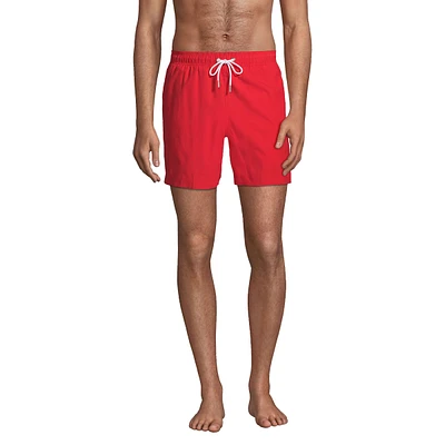 Lands' End Men's 6" Print Volley Swim Trunks