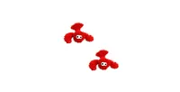 Mighty Jr Microfiber Ball Lobster, 2-Pack Dog Toys