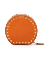 Leather Jewelry Box - Round