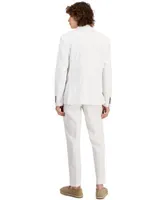 I.N.C. International Concepts Mens Slim Fit Stretch Linen Blend Suit Separates Created For Macys