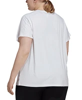 adidas Plus Train Essentials V-Neck Short-Sleeve Tee