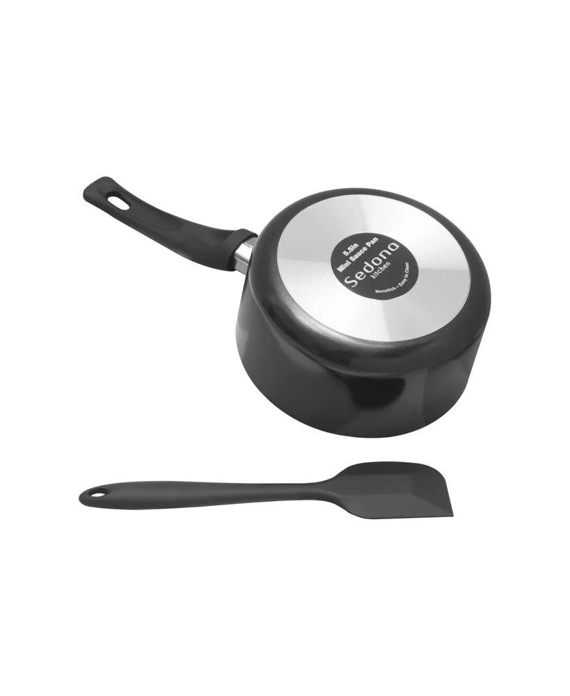 Ecolution Aluminum 2 Quart Bliss Non-Stick Saucepan with Glass Lid - Macy's