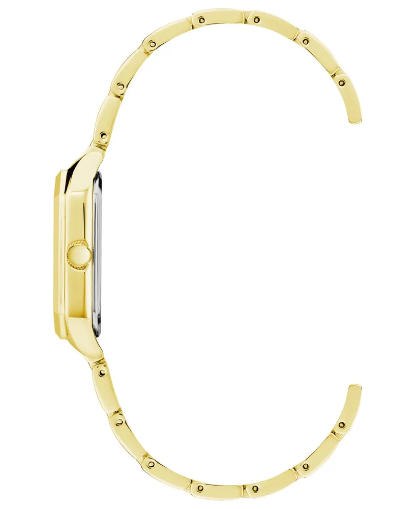 Anne Klein Women's Three Hand Quartz Gold-Tone Alloy Link Bracelet Watch, 24mm