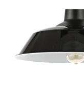 Camila 14" 1-Light Classic Industrial Indoor