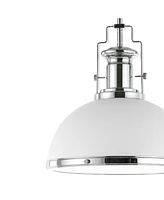 Homer 13" 1-Light Modern Industrial Iron Led Dome Pendant