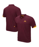 Men's Colosseum Maroon Minnesota Golden Gophers Big and Tall Santry Polo Shirt