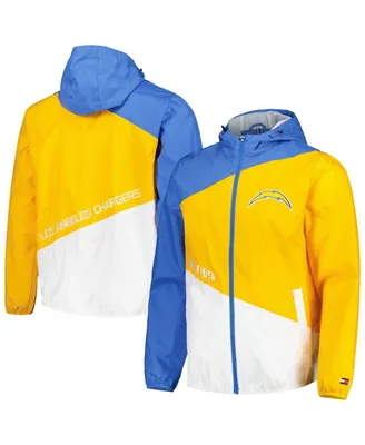 Men's Tommy Hilfiger Powder Blue, Gold Los Angeles Chargers Bill Full-Zip Jacket
