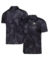 Men's Colosseum Black Colorado Buffaloes Palms Team Polo Shirt