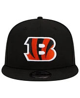 Men's New Era Black Cincinnati Bengals 9FIFTY Snapback Hat