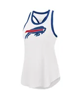 Women's G-iii 4Her by Carl Banks White Buffalo Bills Tater Tank Top