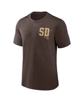Men's Nike Brown San Diego Padres Statement Game Over T-shirt