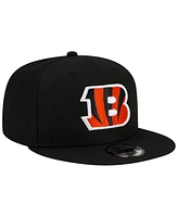 Men's New Era Black Cincinnati Bengals 9FIFTY Snapback Hat