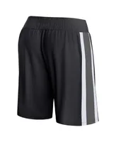 Men's Fanatics Black Charlotte Hornets Referee Iconic Mesh Shorts