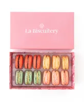 La Biscuitery La Vie En Rose Box of 12 Macarons