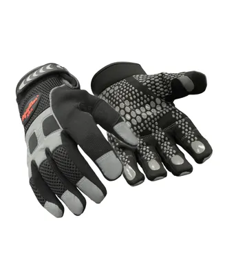 RefrigiWear Men's Insulated Fleece Lined HiVis Super Grip Performance Work Gloves