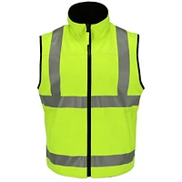 RefrigiWear Big & Tall High Visibility Softshell Safety Vest