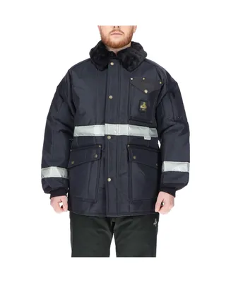 RefrigiWear Men's Iron-Tuff Enhanced Visibility Reflective Siberian Workwear Jacket