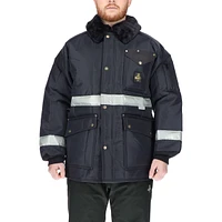 RefrigiWear Men's Iron-Tuff Enhanced Visibility Reflective Siberian Workwear Jacket