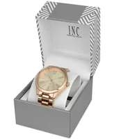 I.n.c. International Concepts Women's Gold-Tone Bracelet Watch 41mm, Created for Macy's