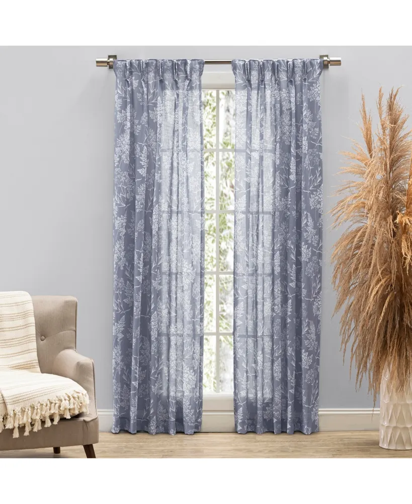 Ricardo Wild Meadows Pinch Pleat w/Back Tabs Curtain Pair 150"W x 84"L