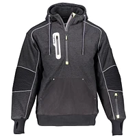 RefrigiWear Men's Extreme Hybrid Pullover Sweatshirt Reflective Insulated Hoodie