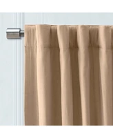 Ricardo Chevron 80C/20P Sustainable Triple Lined Rod Pocket w/Back Tabs Patio Curtain Panel 96"W x 84"L