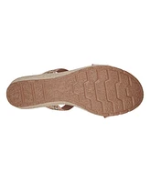 Gc Shoes Women's Alena T-Strap Wedge Sandals
