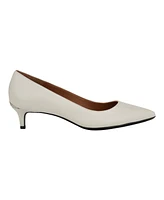 Calvin Klein Women's Gabrianna Pointed Toe Kitten Heel Pumps