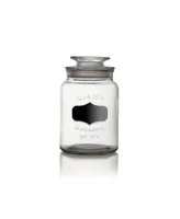 Style Setter Chalkboard Glass Canister, Set of 3