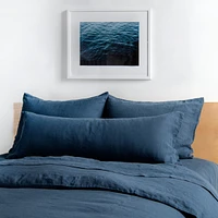 French Linen Body Pillow with removable Sham