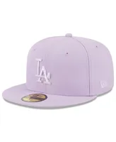 Men's New Era Lavender Los Angeles Dodgers 2023 Spring Color Basic 59FIFTY Fitted Hat