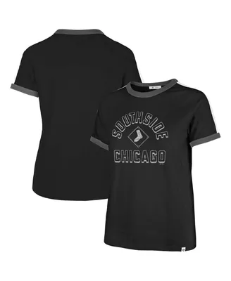 Women's '47 Brand Black Chicago White Sox City Connect Sweet Heat Peyton T-shirt