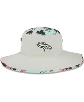 Men's New Era Khaki Denver Broncos Retro Beachin' Bucket Hat