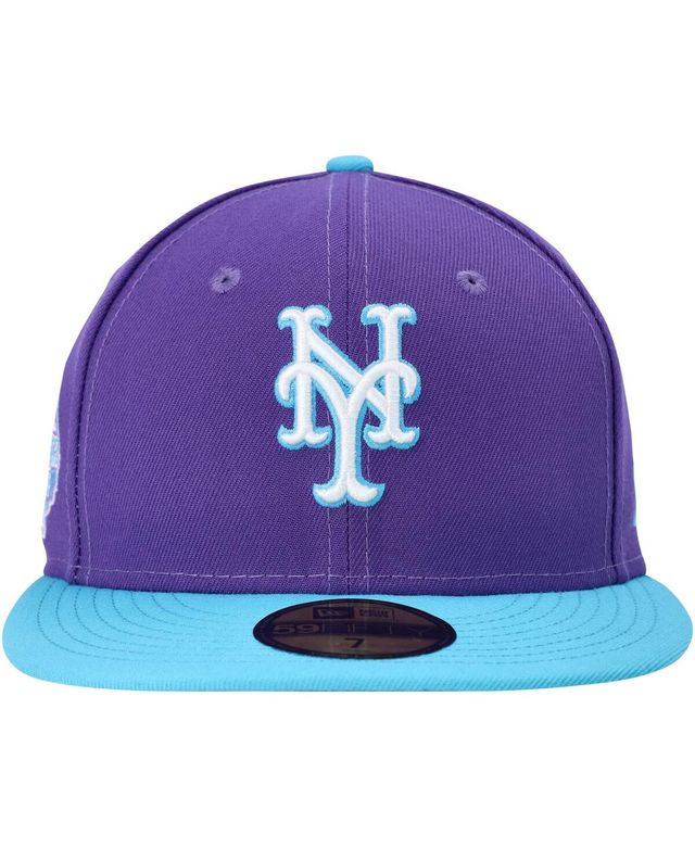 Men's New Era Purple York Mets Vice 59FIFTY Fitted Hat