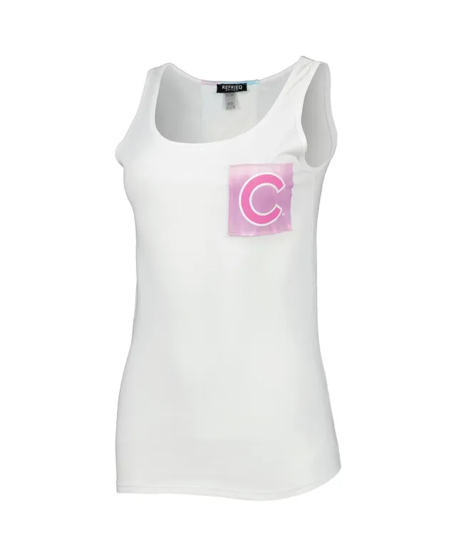 Refried Apparel Women's White St. Louis Cardinals Tie-Dye Tank