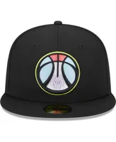 Men's New Era Black Milwaukee Bucks Color Pack 59FIFTY Fitted Hat