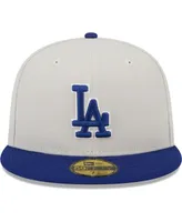 Men's New Era Gray, Royal Los Angeles Dodgers World Class Back Patch 59FIFTY Fitted Hat