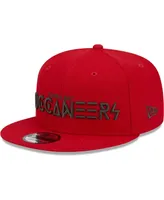 Men's New Era Red Tampa Bay Buccaneers Word 9FIFTY Snapback Hat