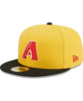 Men's New Era Yellow, Black Arizona Diamondbacks Grilled 59FIFTY Fitted Hat