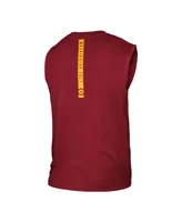 Men's New Era Burgundy Washington Commanders Team Muscle Tank Top