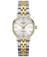 Certina Women's Swiss Ds Caimano Two-Tone Stainless Steel Bracelet Watch 28mm