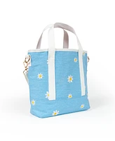 Shady Lady Daisy Medium, 100% Cotton Canvas Carryall Tote Bag