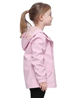 Rokka&Rolla Girls Waterproof Rain Coat Rubberized Jacket