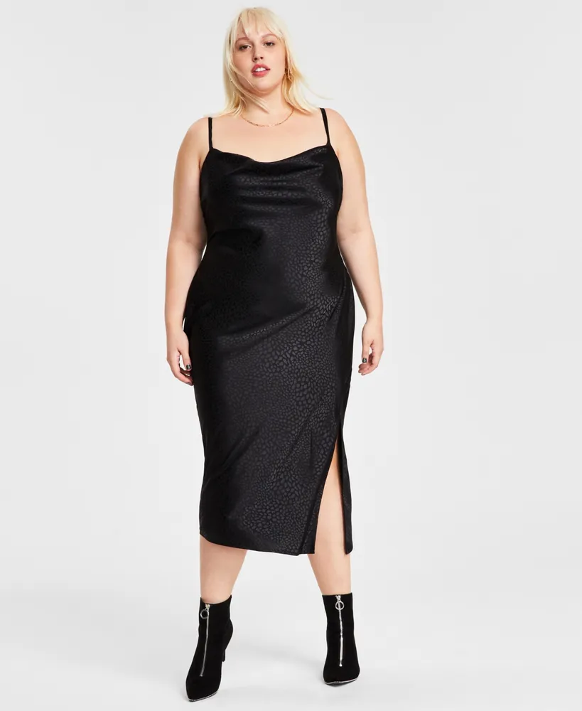 macys plus size midi dresses