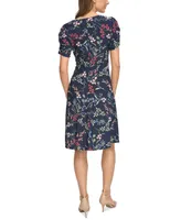 Tommy Hilfiger Women's Floral-Print Fit & Flare Dress